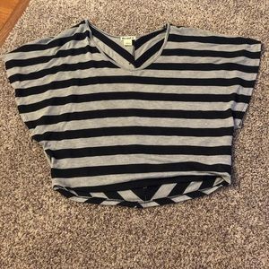 Striped Rewind Crop Top - large